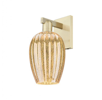 Preston Flute - 1 Light - 6 inch - Antique Brass - Sconce (3442|716-1W-AB-G457-6ME)
