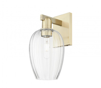 Preston Flute - 1 Light - 6 inch - Antique Brass - Sconce (3442|716-1W-AB-G457-6CL)