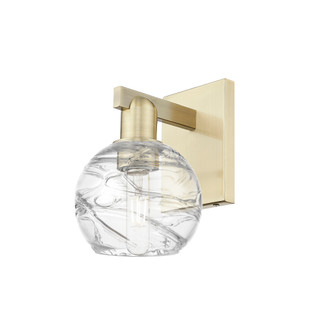 Athens Deco Swirl - 1 Light - 6 inch - Antique Brass - Sconce (3442|716-1W-AB-G1213-6CL)