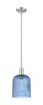 Bridal Veil - 1 Light - 8 inch - Brushed Satin Nickel - Mini Pendant (3442|716-1S-SN-G559-8BL)