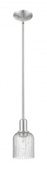 Bridal Veil - 1 Light - 6 inch - Brushed Satin Nickel - Mini Pendant (3442|716-1S-SN-G559-5SDY)