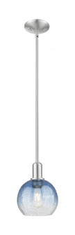 Brookhaven Globe - 1 Light - 6 inch - Brushed Satin Nickel - Mini Pendant (3442|716-1S-SN-G483-8SB)