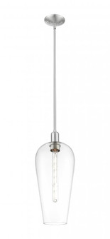 Chelsea - 1 Light - 6 inch - Brushed Satin Nickel - Mini Pendant (3442|716-1S-SN-G456-8CL)
