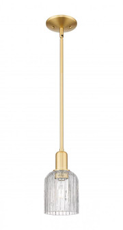 Bridal Veil - 1 Light - 6 inch - Satin Gold - Mini Pendant (3442|716-1S-SG-G559-5CL)