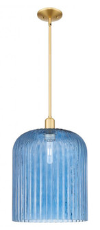 Bridal Veil - 1 Light - 12 inch - Satin Gold - Mini Pendant (3442|716-1S-SG-G559-12BL)