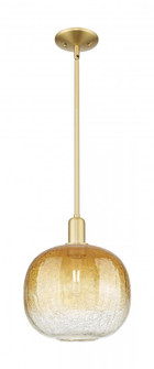 Brookhaven Sphere - 1 Light - 6 inch - Satin Gold - Mini Pendant (3442|716-1S-SG-G481-10AM)