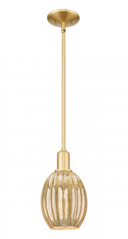 Preston Bulb - 1 Light - 6 inch - Satin Gold - Mini Pendant (3442|716-1S-SG-G459-6ME)
