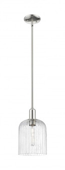 Bridal Veil - 1 Light - 8 inch - Polished Nickel - Mini Pendant (3442|716-1S-PN-G559-8SDY)