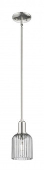 Bridal Veil - 1 Light - 6 inch - Polished Nickel - Mini Pendant (3442|716-1S-PN-G559-5SM)