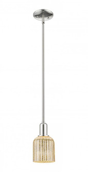 Bridal Veil - 1 Light - 6 inch - Polished Nickel - Mini Pendant (3442|716-1S-PN-G559-5ME)