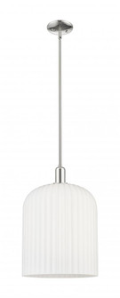 Bridal Veil - 1 Light - 12 inch - Polished Nickel - Mini Pendant (3442|716-1S-PN-G559-12GWH)