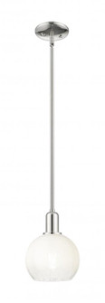 Brookhaven Globe - 1 Light - 6 inch - Polished Nickel - Mini Pendant (3442|716-1S-PN-G483-8OP)