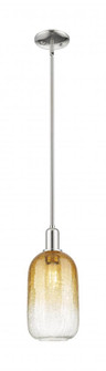Brookhaven Cloche - 1 Light - 6 inch - Polished Nickel - Mini Pendant (3442|716-1S-PN-G482-7AM)
