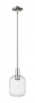 Preston Cylinder - 1 Light - 6 inch - Polished Nickel - Mini Pendant (3442|716-1S-PN-G460-7CL)
