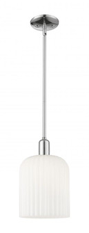 Bridal Veil - 1 Light - 8 inch - Polished Chrome - Mini Pendant (3442|716-1S-PC-G559-8GWH)