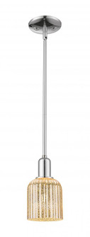 Bridal Veil - 1 Light - 6 inch - Polished Chrome - Mini Pendant (3442|716-1S-PC-G559-5ME)