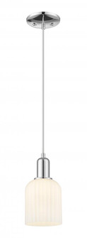 Bridal Veil - 1 Light - 6 inch - Polished Chrome - Mini Pendant (3442|716-1S-PC-G559-5GWH)