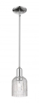 Bridal Veil - 1 Light - 6 inch - Polished Chrome - Mini Pendant (3442|716-1S-PC-G559-5CL)