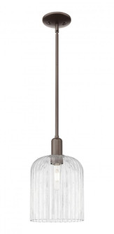 Bridal Veil - 1 Light - 8 inch - Oil Rubbed Bronze - Mini Pendant (3442|716-1S-OB-G559-8CL)