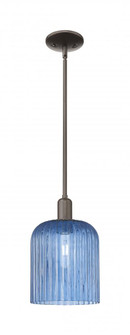 Bridal Veil - 1 Light - 8 inch - Oil Rubbed Bronze - Mini Pendant (3442|716-1S-OB-G559-8BL)
