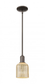 Bridal Veil - 1 Light - 6 inch - Oil Rubbed Bronze - Mini Pendant (3442|716-1S-OB-G559-5ME)