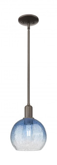 Brookhaven Globe - 1 Light - 6 inch - Oil Rubbed Bronze - Mini Pendant (3442|716-1S-OB-G483-8SB)