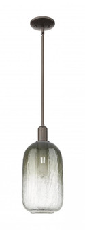 Brookhaven Cloche - 1 Light - 6 inch - Oil Rubbed Bronze - Mini Pendant (3442|716-1S-OB-G482-7SL)