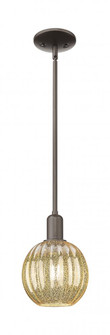 Preston Globe - 1 Light - 6 inch - Oil Rubbed Bronze - Mini Pendant (3442|716-1S-OB-G458-7ME)