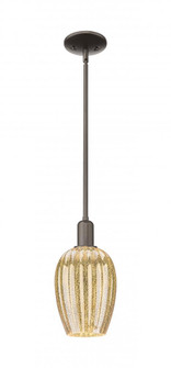 Preston Flute - 1 Light - 6 inch - Oil Rubbed Bronze - Mini Pendant (3442|716-1S-OB-G457-6ME)