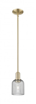 Bridal Veil - 1 Light - 6 inch - Champagne Bronze - Mini Pendant (3442|716-1S-CB-G559-5SM)