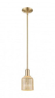 Bridal Veil - 1 Light - 6 inch - Champagne Bronze - Mini Pendant (3442|716-1S-CB-G559-5ME)