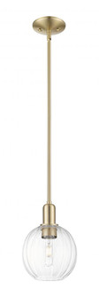Preston Globe - 1 Light - 6 inch - Champagne Bronze - Mini Pendant (3442|716-1S-CB-G458-7CL)