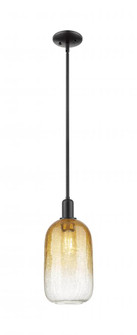 Brookhaven Cloche - 1 Light - 6 inch - Matte Black - Mini Pendant (3442|716-1S-BK-G482-7AM)