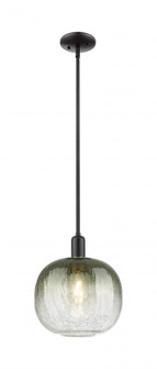 Brookhaven Sphere - 1 Light - 6 inch - Matte Black - Mini Pendant (3442|716-1S-BK-G481-10SL)