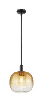 Brookhaven Sphere - 1 Light - 6 inch - Matte Black - Mini Pendant (3442|716-1S-BK-G481-10AM)