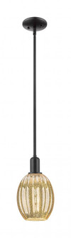 Preston Bulb - 1 Light - 6 inch - Matte Black - Mini Pendant (3442|716-1S-BK-G459-6ME)
