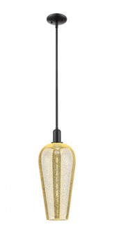 Chelsea - 1 Light - 6 inch - Matte Black - Mini Pendant (3442|716-1S-BK-G456-8ME)