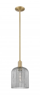 Bridal Veil - 1 Light - 8 inch - Brushed Brass - Mini Pendant (3442|716-1S-BB-G559-8SM)