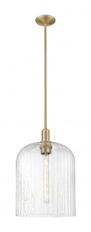 Bridal Veil - 1 Light - 12 inch - Brushed Brass - Mini Pendant (3442|716-1S-BB-G559-12SDY)