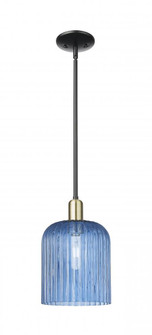 Bridal Veil - 1 Light - 8 inch - Black Antique Brass - Mini Pendant (3442|716-1S-BAB-G559-8BL)