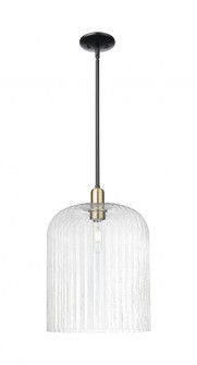 Bridal Veil - 1 Light - 12 inch - Black Antique Brass - Mini Pendant (3442|716-1S-BAB-G559-12SDY)