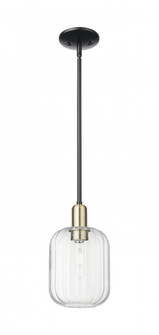 Preston Cylinder - 1 Light - 6 inch - Black Antique Brass - Mini Pendant (3442|716-1S-BAB-G460-7CL)