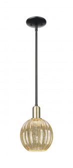 Preston Globe - 1 Light - 6 inch - Black Antique Brass - Mini Pendant (3442|716-1S-BAB-G458-7ME)