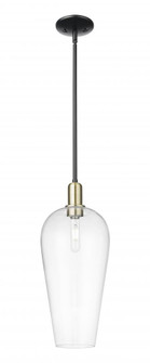 Chelsea - 1 Light - 6 inch - Black Antique Brass - Mini Pendant (3442|716-1S-BAB-G456-8CL)