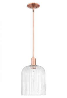 Bridal Veil - 1 Light - 8 inch - Antique Copper - Mini Pendant (3442|716-1S-AC-G559-8SDY)