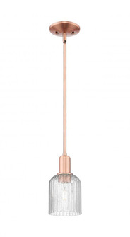 Bridal Veil - 1 Light - 6 inch - Antique Copper - Mini Pendant (3442|716-1S-AC-G559-5SDY)