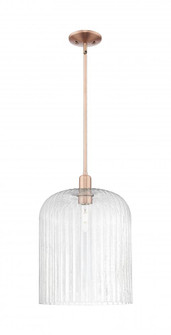 Bridal Veil - 1 Light - 12 inch - Antique Copper - Mini Pendant (3442|716-1S-AC-G559-12SDY)