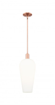 Chelsea - 1 Light - 6 inch - Antique Copper - Mini Pendant (3442|716-1S-AC-G456-8WH)