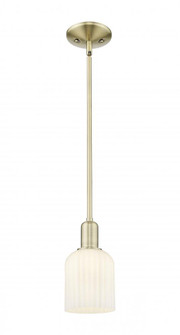 Bridal Veil - 1 Light - 6 inch - Antique Brass - Mini Pendant (3442|716-1S-AB-G559-5GWH)