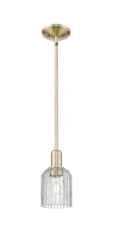 Bridal Veil - 1 Light - 6 inch - Antique Brass - Mini Pendant (3442|716-1S-AB-G559-5CL)